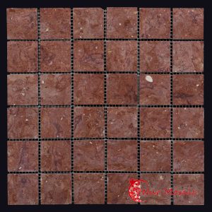 red marble classic mosaic